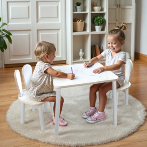 Bee Smart Full Beyaz 2 Sandalye Set